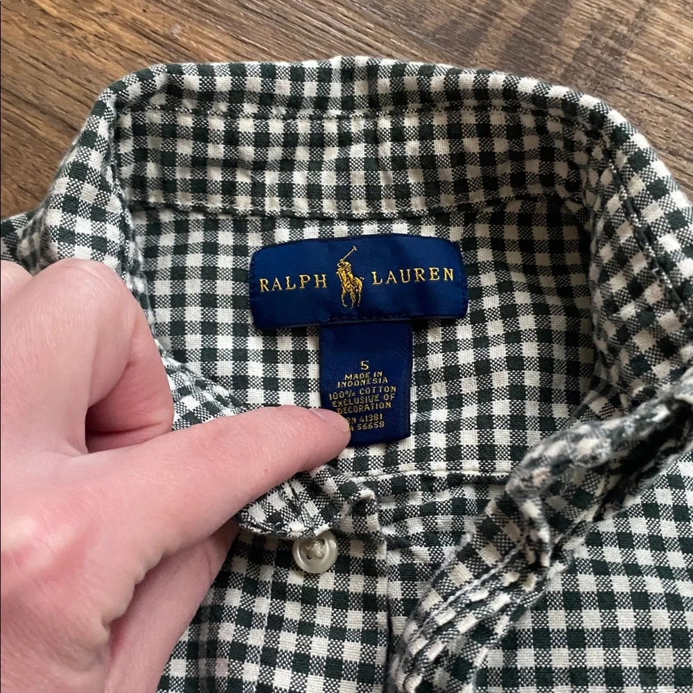 Ralph Lauren Long Sleeve Button Down Boys 5